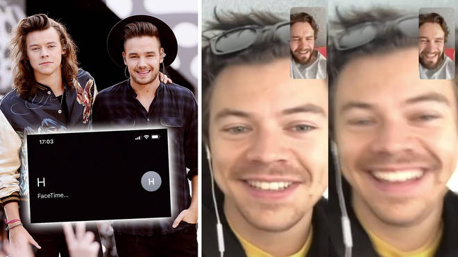Liam Payne appears to 'FaceTime' Harry Styles