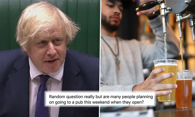 Boris Johnson's warning to the public ahead of pubs reopening on Saturday