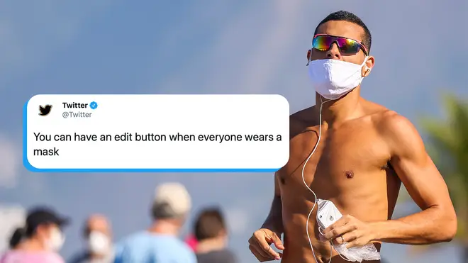 Twitter teased an 'Edit' button for those who wore masks