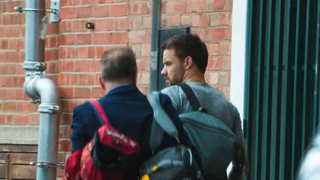 Liam Payne Spotted Carrying One Direction Artwork