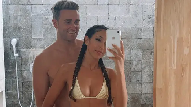 Josh Moss and Amelia Plummer have been fighting off engagement rumours