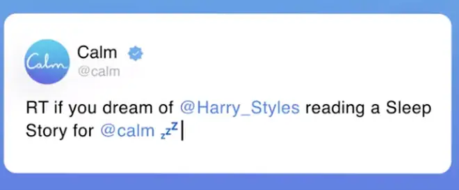 Harry Styles has read a soothing story for Calm
