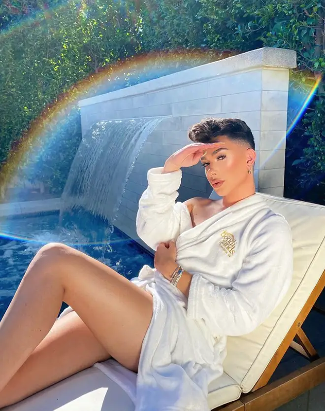 James Charles' new house has a swimming pool