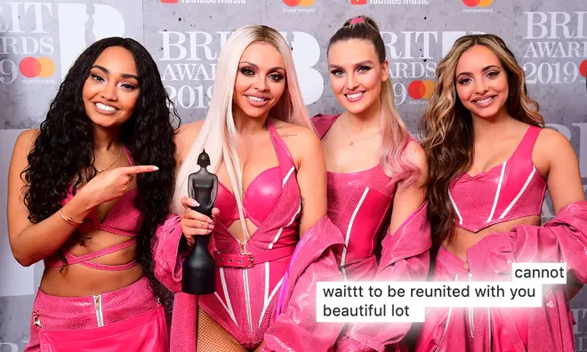 Little Mix told fans what they've been discussing in their WhatsApp group