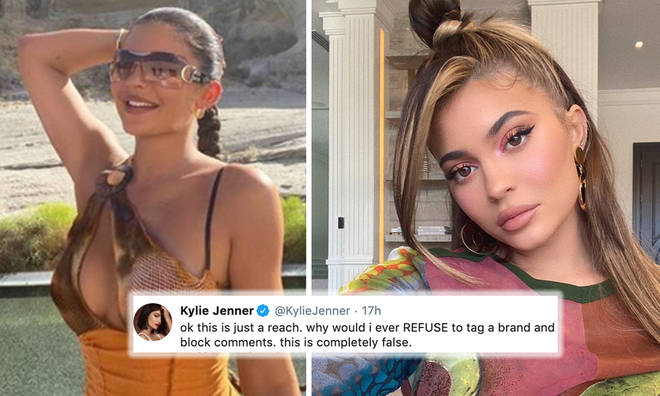 Kylie Jenner hits back at fan claiming she's refusing to tag a Black owned business
