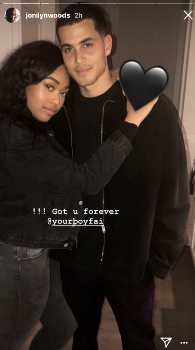 Jordyn Woods and Fai Khadra previously dated
