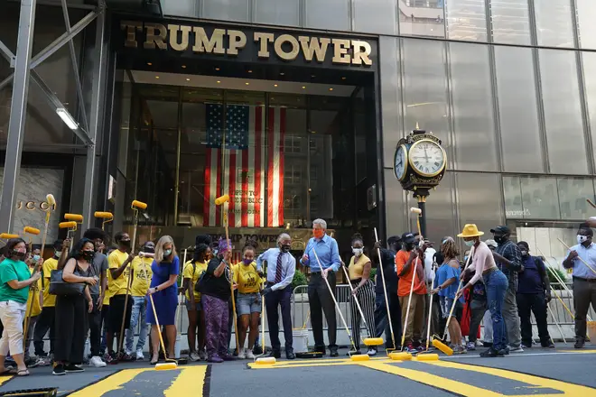 The newest BLM mural has been painted in New York