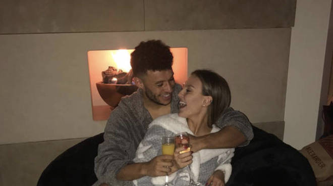 Perrie Edwards and Alex Oxlade-Chamberlain spent their first Christmas together in 2017