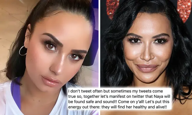 Demi Lovato encouraged fans to wish well for Naya Rivera