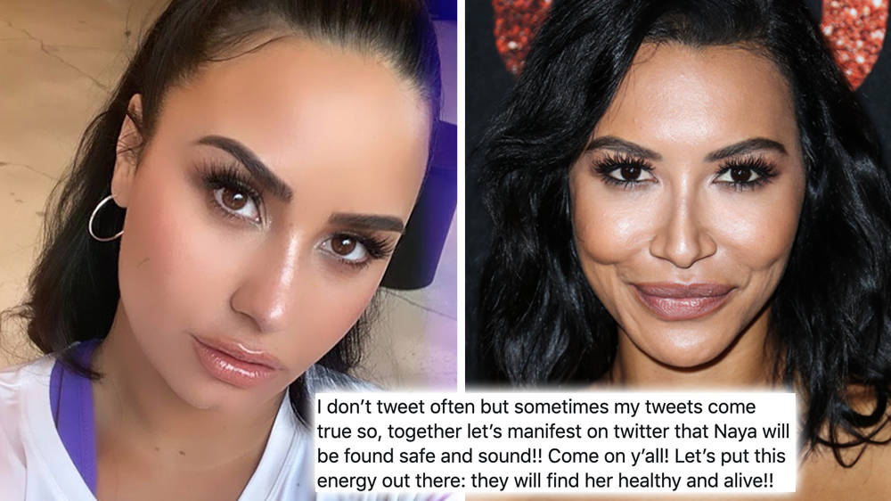Demi Lovato Asks Fans To ‘Manifest’ That Naya Rivera Is Found ‘Safe And ...
