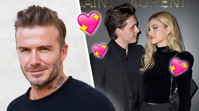 David Beckham responds to son Brooklyn's engagement