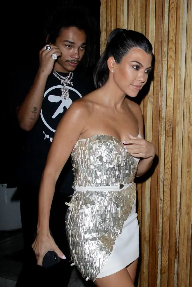 Kourtney Kardashian Spotted Out For Dinner With Model Luka Sabbat