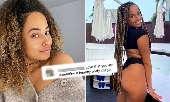 Amber Gill is being praised for promoting a 'healthy' body image