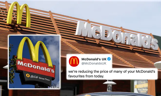 McDonald's has slashed the prices of items on their menu following the new tax cut