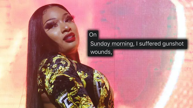 Megan Thee Stallion explained she was shot in the foot