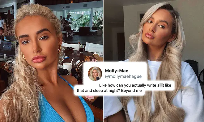 Molly-Mae Hague shut down the awful comments made about her body, on Twitter