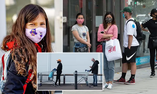 People could face a fine if they don't wear face coverings in shops from July 24