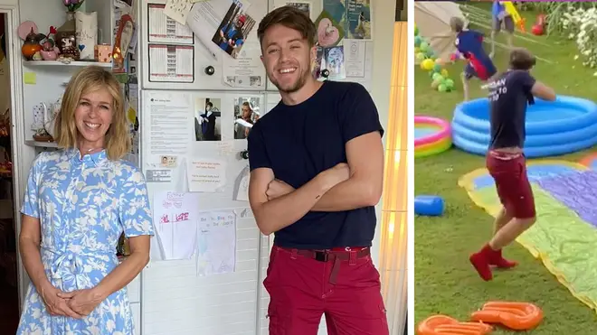 Roman Kemp surprises Kate Garraway at son's 11th birthday party