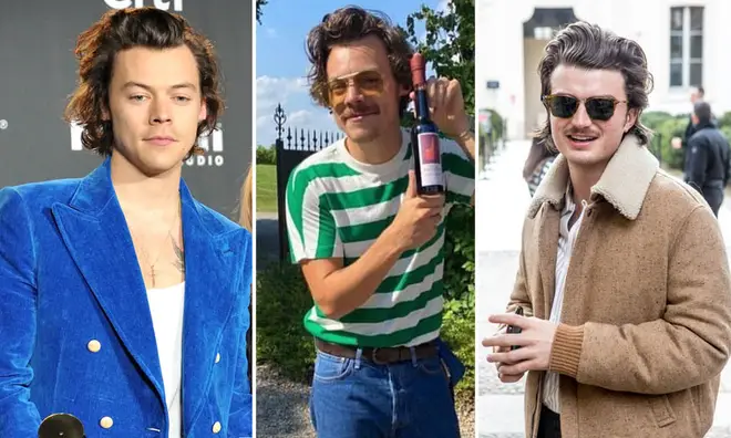 Harry Styles' moustache has fans comparing him to Joe Keery