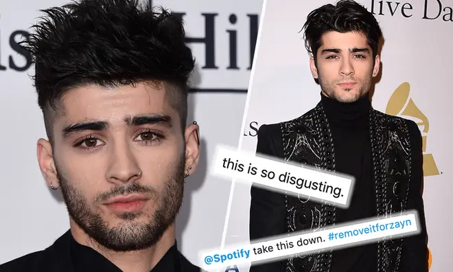 Zayn fans succeed in getting Spotify to take racist song about him taken down