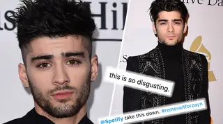 Zayn fans succeed in getting Spotify to take racist song about him taken down
