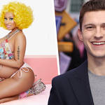 Fans joke that Tom Holland is the father to Nicki Minaj's baby