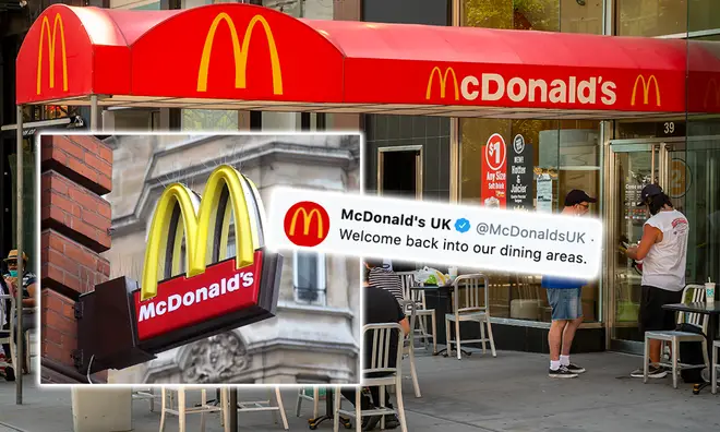 McDonald's dine-in chains are opening across the UK