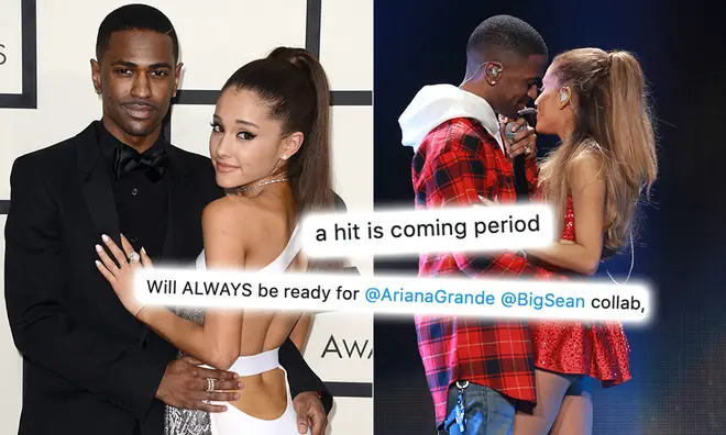 Big Sean's manager sparked rumours that Ariana Grande will be releasing a new song with the star
