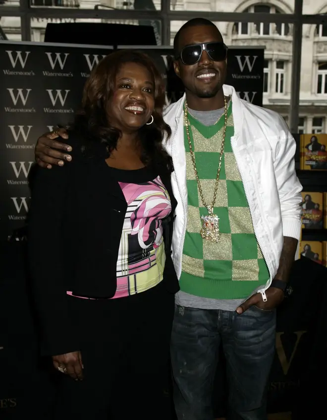 Kanye West was very close to his mum, Donda West.