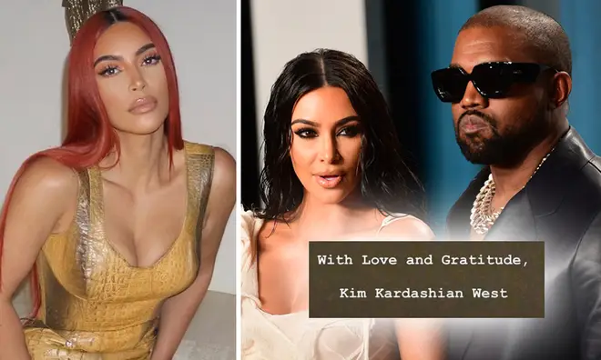Kim Kardashian released a statement on Instagram about her husband Kanye West.