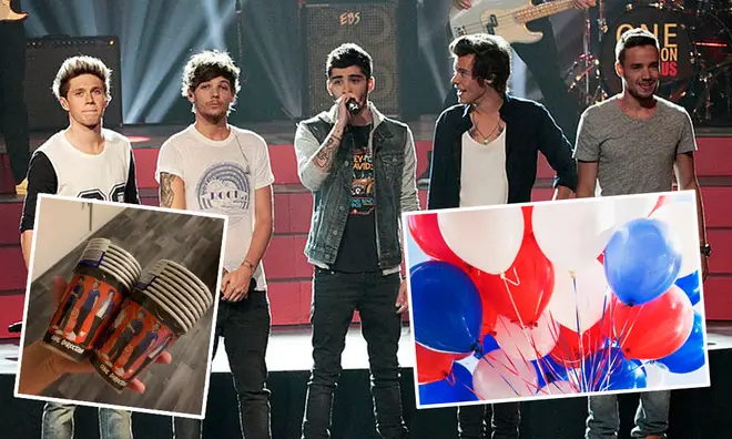 One Direction fans have been stocking up on party supplies