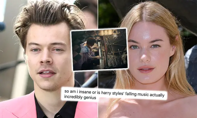 A Harry Styles fan has uncovered some major clues in 'Falling' that are seemingly about Camille Rowe