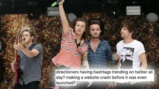 One Direction's anniversary website crashed before it was live