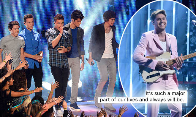 Niall Horan said One Direction is 'such a major part of our lives'.