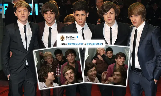 X Factor gave a shoutout to One Direction on their 10th anniversary