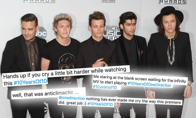 One Direction fans had mixed feelings about the anniversary video