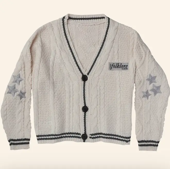 The cardigan is available to buy online.