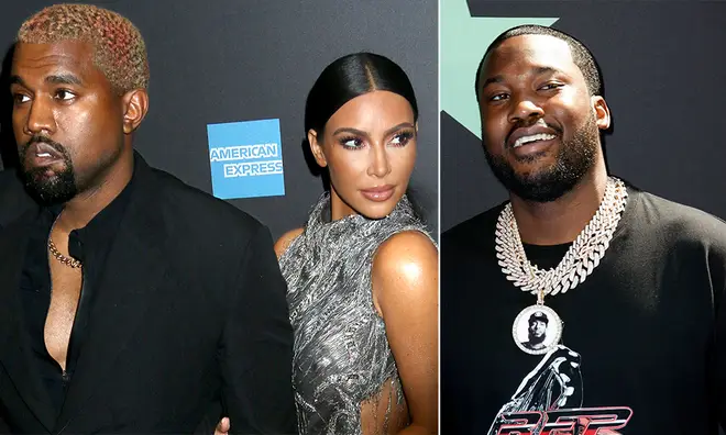 A snap of Kim Kardashian and Meek Mill's lunch has surfaced online