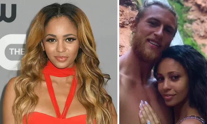 Pregnant Vanessa Morgan and her husband have split.