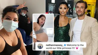 Love Island couple Nathan Massey and Cara De La Hoyde have had their first baby daughter