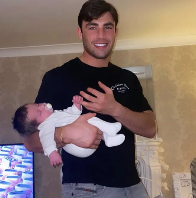 Jack Fincham became a dad in January 2020