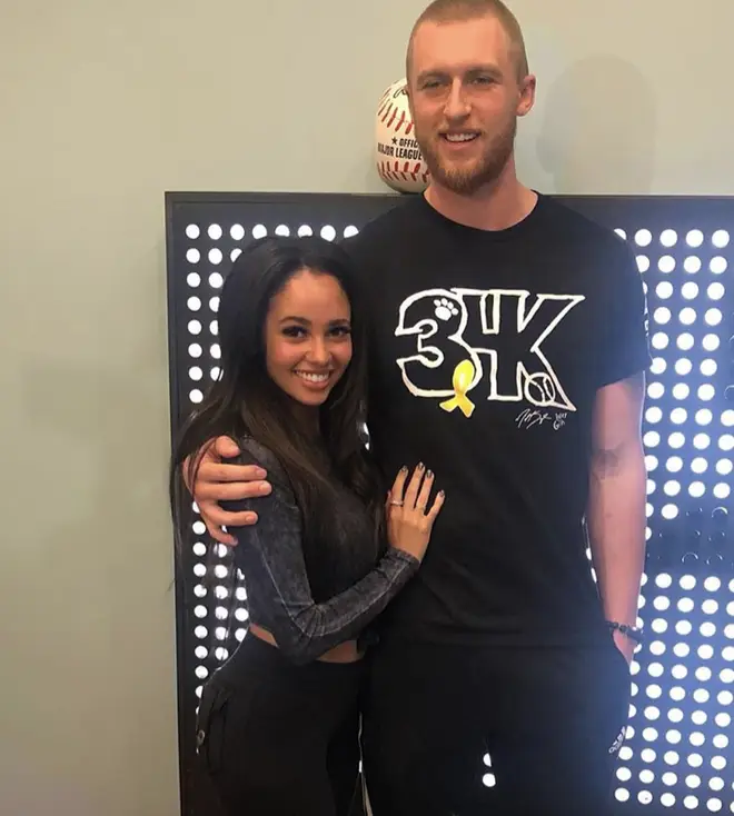 Vanessa Morgan got married to the baseball player in January