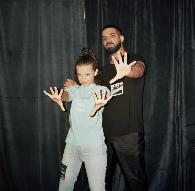Drake and Millie Bobby Brown shared their first pictures together in November 2017