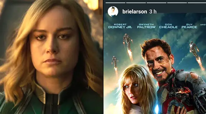 Brie Larson Instagram Stories Clap Back Captain Marvel
