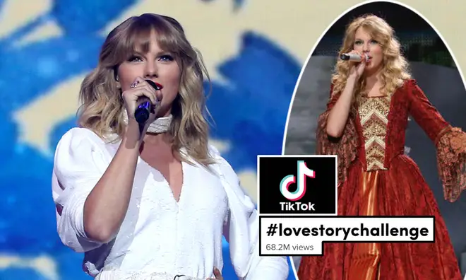 The Love Story challenge has fans dancing to a remix of Taylor Swift's huge 2008 single