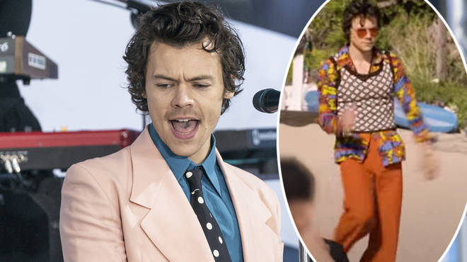 Harry Styles took fans behind the scenes of 'Watermelon Sugar'