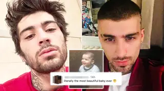 Zayn Malik's fans were freaking out over the adorable baby snaps