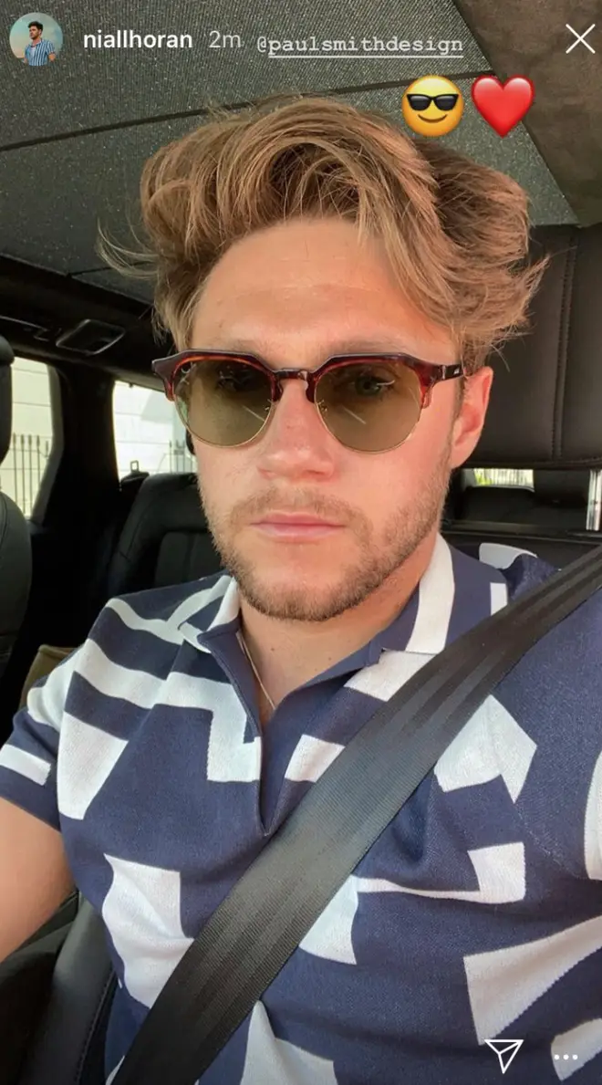 Niall Horan posted this selfie on the day of their date