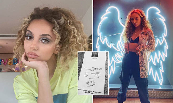 Jade Thirlwall is promoting 'Holiday' in the bar she owns