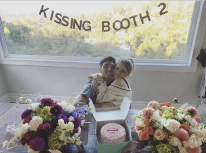 Joey King and Taylor Zakhar Perez star in The Kissing Booth 2 together